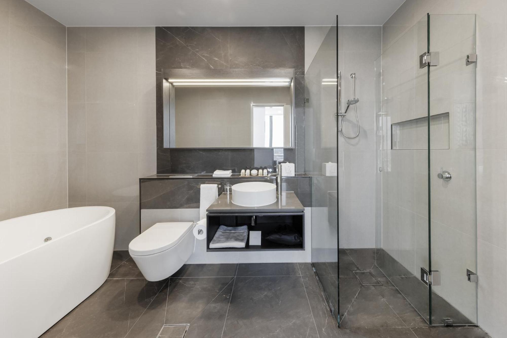 Meriton Suites Melbourne Exterior foto Bathroom
